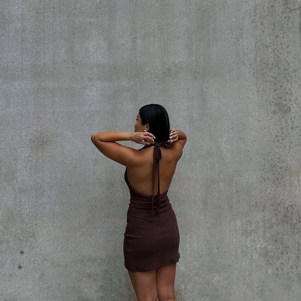 18. HALTER DRESS